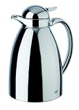 Alfi Albergo 64-Ounce Carafe, Chrome Plated Metal with Plastic Trim Integrated Tea Filter