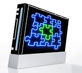 Factory Outlet Neon Puzzle Decorative Protector Skin Decal Sticker for Nintendo Wii Console