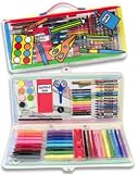 Alex Large Art Studio - 69 Piece Set in Carry Case (Colors May Vary)