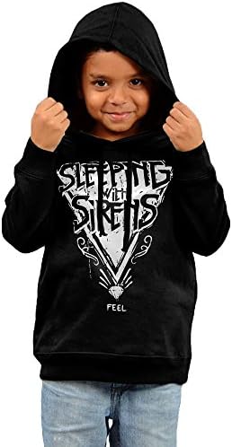 Toddler Sleeping With Sirens Feel Triangle Diamond Hooded Sweatshirt