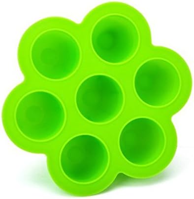 Multiportions Baby Food Container,Silicone Storage Container and Freezer Tray with Lid for Homemade Baby Food, Fruit Purees, Breast Milk, Mini Cakes - BPA Free, Premium 100% FDA Food Grade Silicone