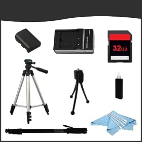 Pentax K30 Digital Camera Battery & Charger Accessory Bundle Combo #6