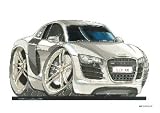 Review The Moneyman  / AUDI R8 Koolart image ceramic mug 2097