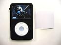 iPod Classic 80GB Skin Case(Black) with ArmBand and Screen Protector