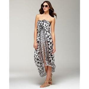 bebe Silk Butterfly Scarf Print