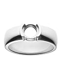 14k White Gold Semi-Bezel Engagement Ring Setting