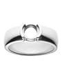 18k White Gold Semi-Bezel Engagement Ring Setting