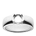 14k White Gold Semi-Bezel Engagement Ring Setting