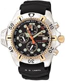 CITIZEN Watch:Citizen Men's BJ2004-08E Eco-Drive Aqualand Two-Tone Black Rubber Strap Dive Watch
