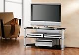 Eigenschaften VCM Morgenthaler GmbH 16987 / VCM Monte Trio TV-Möbel Aluminium Schwarzglas