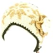 Hand Knit Himalaya Headwrap Headband Lined Snow Beige