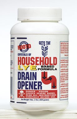 Rooto Corporation 1030 Crystals of Household Lye Drain Opener 1 Lb (Pack of 12)