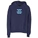 Sweatshirt Woman Navy Blue  Owned By Border Collie  Dog