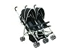 Dream On Me Double Twin Stroller, Black