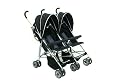 Dream On Me Double Twin Stroller, Black
