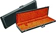 Fender Deluxe Jazz Bass Hardshell Case - Black, Orange Interior