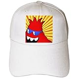 MONSTERS monster face 20 on gradient - Adult Baseball Cap