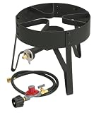 Eastman Outdoors 90310 Deluxe Burner, Black