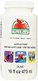 Plaid 21119 Apple Barrel 16-Ounce Acrylic Paint, White