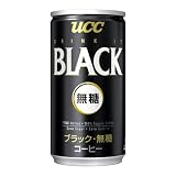 UCC BLACK無糖 185g×30本