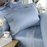 1200 Thread Count Olympic Queen 4pc Bed Sheet Set 100% Egyptian Cotton Deep Pocket 1200 TC... by Egyptian Bedding