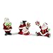 Fitz and Floyd Peppermint Santa Set of 3 Tumblers