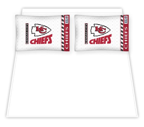 NFL Kansas City Chiefs Micro Fiber Sheet Set Queen