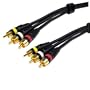 Cables Unlimited AUD-1705-10 10-Feet Pro A/V Series Composite A/V Cables