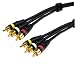 Cables Unlimited AUD-1705-10 10-Feet Pro A/V Series Composite A/V Cables