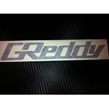 1 X Greddy Racing Decal Sticker (New) Black Size 8x1.3 by click2go