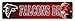Rico Industries NFL Atlanta Falcons 16-Inch Plastic Street Sign Décor