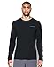 Under Armour Men's Charged Cotton Long Sleeve T-Shirt, Black (001), X-Large
