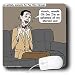 Londons Times Famous People Places Books Cartoons - Pee Wee Herman - Mouse Pads