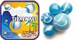 Mega Marbles - TIDALWAVE MARBLES NET (1 Shooter Marble, 24 Player Marbles & 2 Display Rings)
