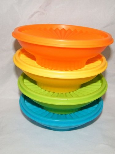 Tupperware SERVALIER 14 oz SALAD Cereal BOWL Set