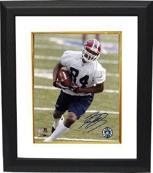 Lee Evans Autographed/Hand Signed Buffalo Bills 8x10 Photo Custom Framed
