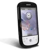 Clip On Rubber Coated Case w/ Belt Clip for HTC Google G2 Magic / MyTouch 3G / Sapphire - Black