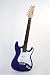 Crescent 39 Blue Chrome Electric Guitar with Accessories