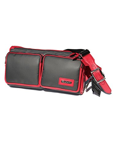 (テクノモンスター)Teckno Monster ボディバッグ カーボンファイバー カーフレザー レッド 画像