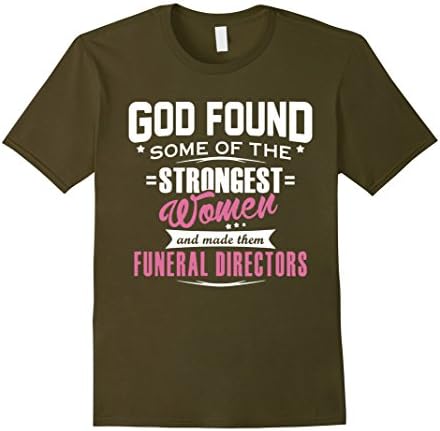 Men's Funeral Director Shirt - Funeral Director T shirt Large Olive