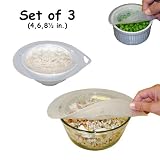 UFO Silicone Lids Set of 3 - Small Sizes (4, 6 and 8.5 in.)