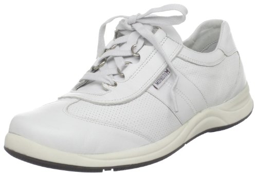 Mephisto Women's Laser Perforated Sneaker,White,8 M US