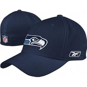 Seattle Seahawks -Navy- Coach's Sideline Flex Fit Structured Hat