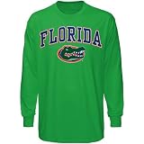 NCAA Florida Gators Kelly Green St. Patrick's Day Long Sleeve T-shirt (X-Large)