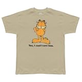  : Garfield - I Could Care Less Distressed T-Shirt