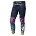 Nike Mens Pro Hyperwarm Printed COmpression Tights, Midnight Navy/Black/White, Large