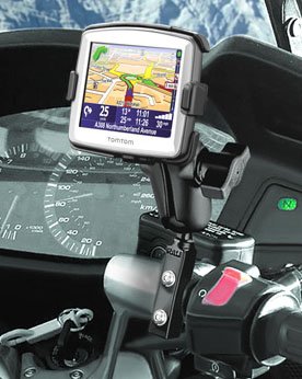 RAM-B-174-TO7U: RAM Motorcycle Brake / Clutch Reservoir Mount for TomTom ONE 130 & ONE 130S