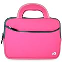 Kroo Glove Sleeve with Handle for Netbook up to 10.2-Inch (Pink)
