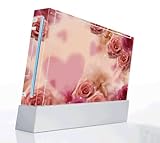Pink Roses Decorative Protector Skin Decal Sticker for Nintendo Wii Console ....