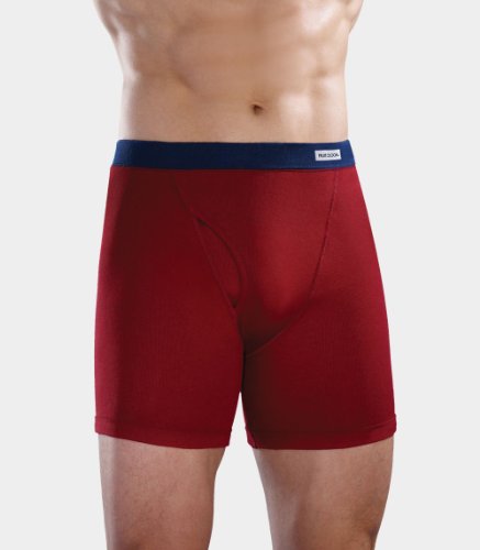 Fruit of the Loom Men's 4pk Assorted Color Covered Waistband Boxer Briefs